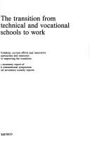 Tapa de The Transition from technical and vocational schools to work