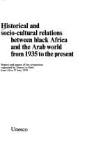 Tapa de Historical and socio-cultural relations between Black Africa and the Arab world, from 1935 to the present