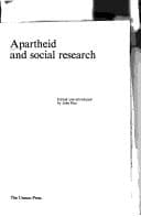 Tapa de Apartheid and Social Research