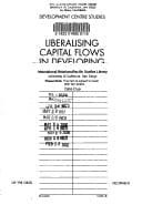 Tapa de Liberalising capital flows in developing countries