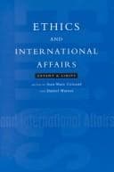 Tapa de Ethics and international affairs