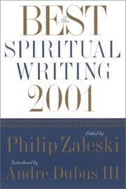 Tapa de The best spiritual writing 2001