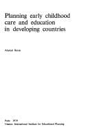 Tapa de Planning early childhood care and education in developing countries