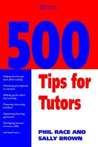 Tapa de 500 tips for tutors
