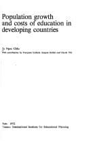 Tapa de Population growth and costs of education in developing countries