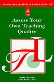 Tapa de Assess your own teaching quality
