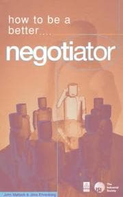Tapa de How to Be a Better Negotiator