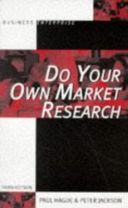 Tapa de Do Your Own Market Research