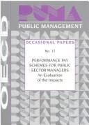 Tapa de Performance pay schemes for public sector managers