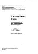 Tapa de An Ever closer union