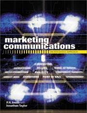 Tapa de Marketing communications