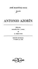 Tapa de Antonio Azorin