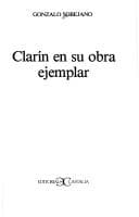Tapa de Clarín en su obra ejemplar