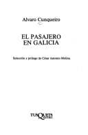 Tapa de El pasajero en Galicia