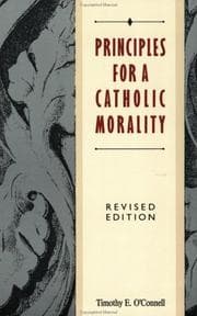 Tapa de Principles for a Catholic morality