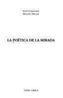 Tapa de La Poetica de La Mirada