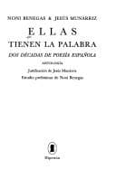 Tapa de Ellas tienen la palabra