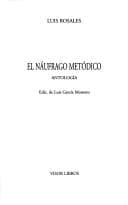 Tapa de El náufrago metódico