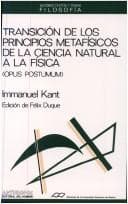 Tapa de Transicion de Los Principios Metafisicos de (Autores, Textos y Temas)