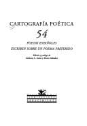 Tapa de Cartografía poética