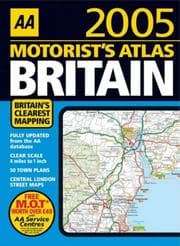 Tapa de AA Motorist's Atlas Britain, 2005 (Road Atlas)