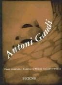 Tapa de Antoni Gaudi