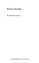Tapa de El arte de callar