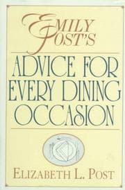 Tapa de Emily Post's advice for every dining occasion