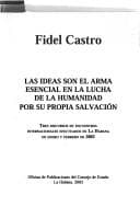 Tapa de Las ideas son el arma esencial en la lucha de la humanidad por su propia salvación