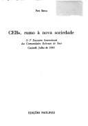 Tapa de CEBs, rumo à nova sociedad