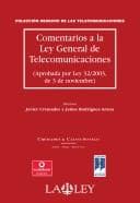 Tapa de Comentarios a la Ley General de Telecomunicaciones