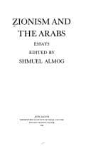 Tapa de Zionism and the Arabs