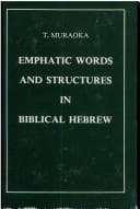 Tapa de Emphatic words and structures in biblical Hebrew