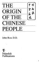 Tapa de The origin of the Chinese people