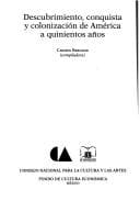 Tapa de Descubrimiento, conquista y colonización de América a quinientos años