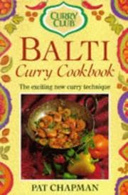 Tapa de Curry Club Balti Curry Cookbook