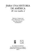 Tapa de Para una historia de América