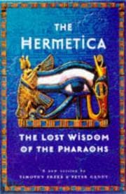 Tapa de Hermetica - The Lost Wisdom of the Pharaons