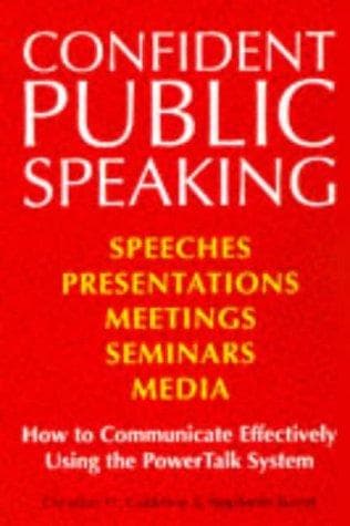 Tapa de Confident Public Speaking