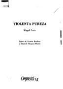 Tapa de Violenta pureza (Cuadernos de La orquesta)