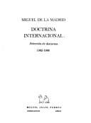 Tapa de Doctrina internacional