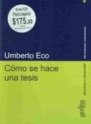 Tapa de Como Se Hace Una Tesis