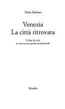 Tapa de Venezia: La citta ritrovata