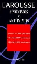 Tapa de Sinonimos Antonimos/Synonyms Antonyms