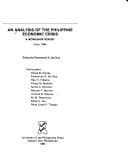 Tapa de An Analysis of the Philippine economic crisis