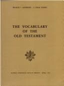 Tapa de The vocabulary of the Old Testament
