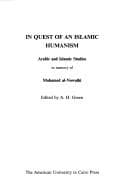 Tapa de In quest of an Islamic humanism