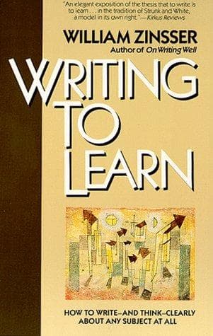 Tapa de Writing To Learn