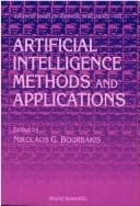 Tapa de Artificial intelligence methods and applications