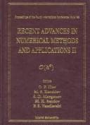 Tapa de Recent Advances in Numerical Methods & Applications